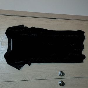 Torrid Black Velvet Dress